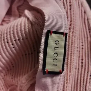 Gucci | Accessories | Gucci Knitted Crochet Malibu Gg Fabric  display picture 3